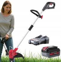 Belaidis žoliapjovės trimeris POWERWORKS, 40V 2Ah akumuliatorius, 30 cm plotis