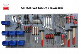 Metalinė įrankių lentyna tvirtinama prie sienos, įvairių spalvų