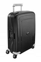 Rankinis lagaminas Samsonite S'cure, 55 cm, 34 l, juodas, kietas polipropilenas