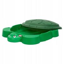 Vaikų smėlio ir vandens baseinas su dangčiu Turtle, 2in1, didelis