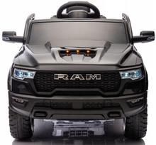 Vaikiška elektromobilinė mašina DODGE RAM 1500, odinė sėdynė, minkšti EVA ratai, 12V