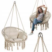 Sodo pakabinama kėdė LUVERNO su pagalvėlėmis, „Stork Nest“