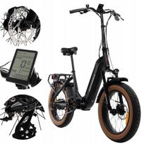 Elektrinis dviratis Germina FAT BIKE, 20", 250W, sulankstomas, 36V, 13,2 Ah