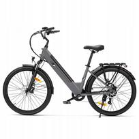 Elektrinis dviratis Touroll J2 ST, pilkas, Step-Thru, 26", 36 V, 15,6 Ah, 250 W