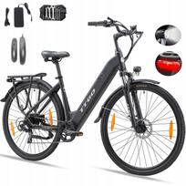 Elektrinis dviratis TTGO THZ 28ST 250W, 28", 120 km, 20Ah, juodas