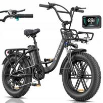 Elektrinis dviratis ENGWE L20 BOOST 2025, 48V 13Ah, 250W, 20x4 riebios padangos