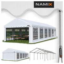 Sodo palapinė BASIC 6x12 m, įvairių spalvų, su šoninėmis sienelėmis