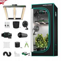 Auginimo palapinė 80x80x160 cm su FC-E 1500 150W LED lempa ir 6" ventiliatoriumi Mars Hydro