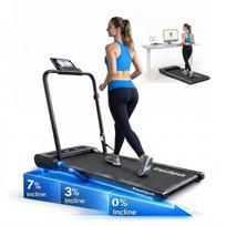 Bėgimo takelis FLEXISPOT Max, 1–12 km/val., 140 kg, su planšetės laikikliu