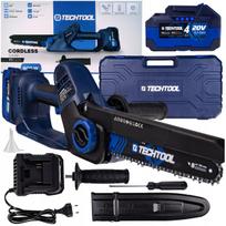 Belaidis grandininis pjūklas TECHTOOL, 8", 4 Ah, su lagaminu