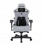 Žaidimų kėdė Anda Seat Kaiser 3 PRO XL, pilki audiniai