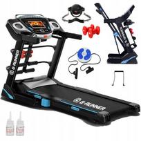 Bėgimo takelis G-RUNNER 500, elektrinis, su masažuokliu, automatiniu pakėlimu, Android, USB, WiFi