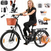 Elektrinis dviratis TTGO YY-26ST, 250W, 25 km/val., 36V, 14,5Ah, 26 colių, moterims ir vyrams