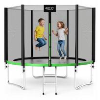 Vaikiškas sodo batutas su apsauginiu tinklu ir kopetėlėmis, Classic 10 ft