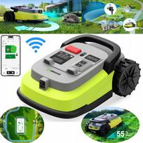 Vejos pjovimo robotas M10 su Lidar, GPS RTK, IPX6 atsparumas vandeniui, be kabelio
