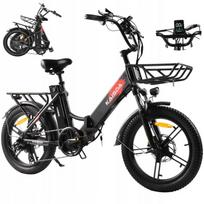 Sulankstomas miesto elektrinis dviratis Kaisda K201, 250W, 20.8Ah, iki 25 km/val., 120 km