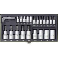 Galvučių rinkinys Proxxon Torx, 1/4" ir 1/2