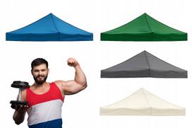 Palapinės stogas 3x3 m, kremas, 5 kg
