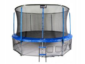Sodo batutas Jumpi 435 cm Maxy Comfort, mėlynas, su vidiniu tinklu