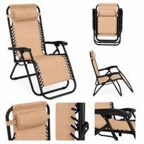 Sulankstoma sodo gultas GARDEN LOUNGER ZERO GRAVITY FIESTA
