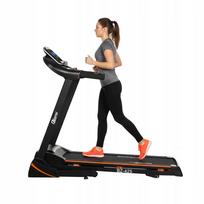 Elektrinis bėgimo takelis, 17 km/h, 130 kg, 42 cm juosta, 3KM amortizacija