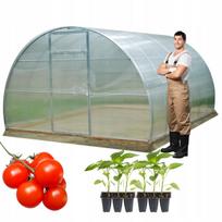 Šiltnamis ALISTAN 3x4 m su 4 mm polikarbonato danga, 20x20 rėmas