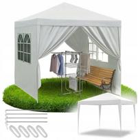 Sodo paviljonas 3x3 m su 4 sienelėmis ir langais