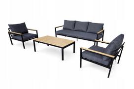 Sodo baldų komplektas: sofa ir 2 krėslai GARDENOVE