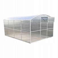 Polikarbonatinis šiltnamis tiesiomis sienomis 3x4 m, 6 mm, profilis 40x20 mm, ETL Gera-3