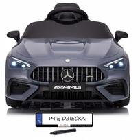 Vaikiškas elektromobilis Mercedes CLE53 4x4, dirbtinė oda, EVA ratai, LED žibintai