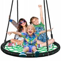 Vaikiška sūpynė GARDEN SWING 120 cm, žalia, „Stork Nest“