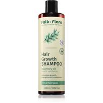 Folk & Flora Verbena drėkinamasis šampūnas plaukų augimas 400 ml