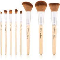 Luvia Cosmetics Bamboo’s Leaf Brush Set makiažo šepetėlių rinkinys su dėklu