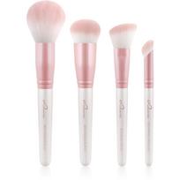 Luvia Cosmetics Flawless Face Set makiažo šepetėlių rinkinys su dėklu Candy