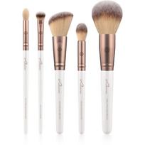 Luvia Cosmetics Daily Essentials makiažo šepetėlių rinkinys su dėklu Prime Vegan