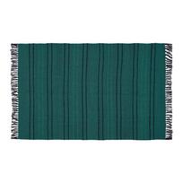 Žalios spalvos iš medvilnės antklodė ir pledas 140x200 cm Tap – Hübsch