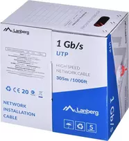 Tinklo kabelis Lanberg LCU6-10CC-0305-R U/UTP 305 m Raudonas