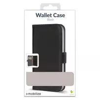 Mobilize Classic Gelly Wallet Book Case, skirtas Xiaomi Redmi Note 15 5G, juoda