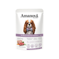 Amanova Adult Brilliant konservai su jautiena ir vištiena suaugusiems šunims, 100 g