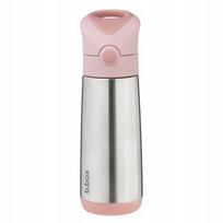 B.box Termo bidonas su šiaudeliu Blush Crush 500 ml