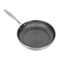 Nerūdijančio plieno puodas, neprikibanti keptuvė, 32 cm