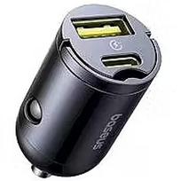 Baseus Tiny Star 30W USB-A USB-C - czarna 6932172677206