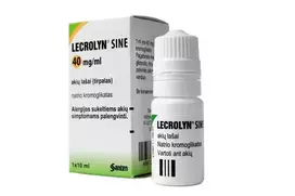 LECROLYN SINE 40 mg/ml akių lašai (tirpalas) 10 ml