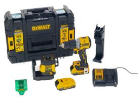 Akumuliatorinių įrankių rinkinys DeWalt DCK2095D2T-QW; 18 V; 60 Nm; 3x360°; 2x2,0 Ah akum.