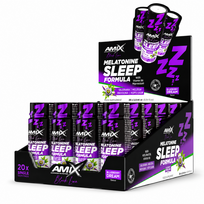 Amix Black Line Melatonine Sleep Formula (20 x 60 ml.) - Mėlynių