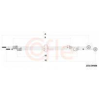 Trosas, neautomatinė transmisija COFLE 2CB.OP008