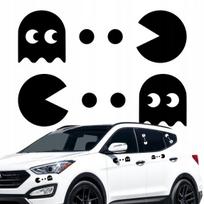 Pac-man 15cm Automobilio Lipdukas - Stiklo, Lakas