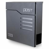moderni post pašto dėžutė su laikraščiu reklamai ir lankstinukams