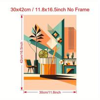 Drobė, 29,97*41,91cm be rėmelių
