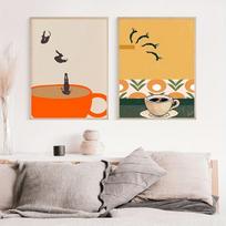 Paveikslas, 2 vnt, 20x28 colių / 50x70 cm * 2 be rėmelių